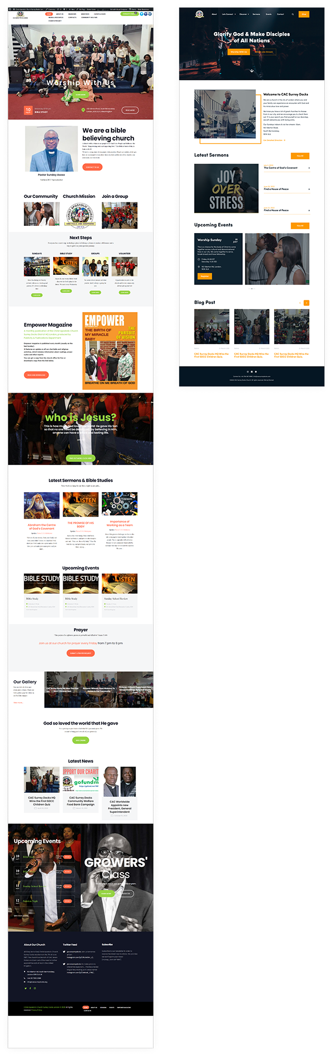 Existing website review