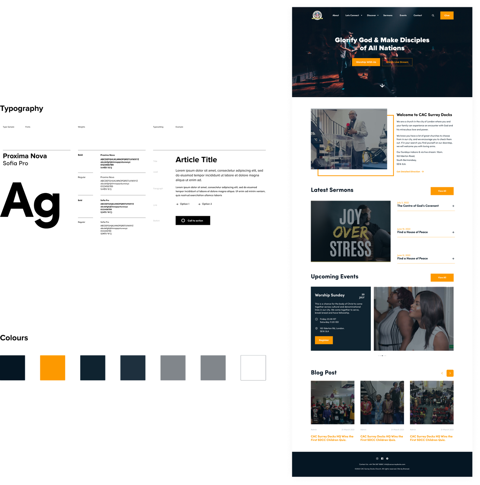 Colour palette and design kit