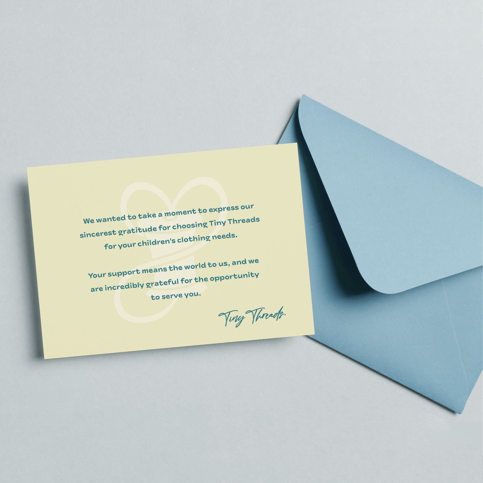 Thank you card